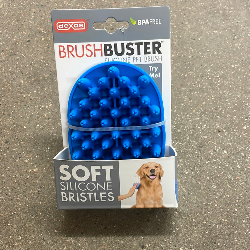 PS8429730-Blue Brush Buster (Silicone Pet Brush)