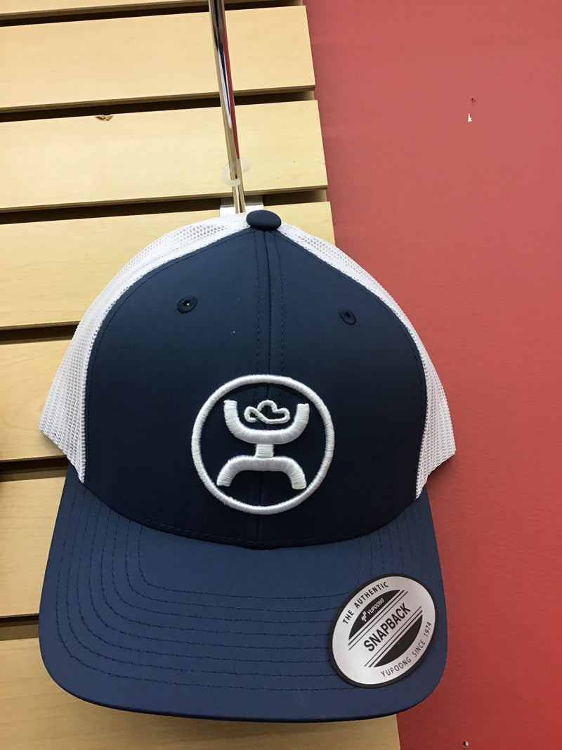 CL1005T-NW-Youth Cap - Hooey O Classic Nvy/Wht Logo/Snap Back