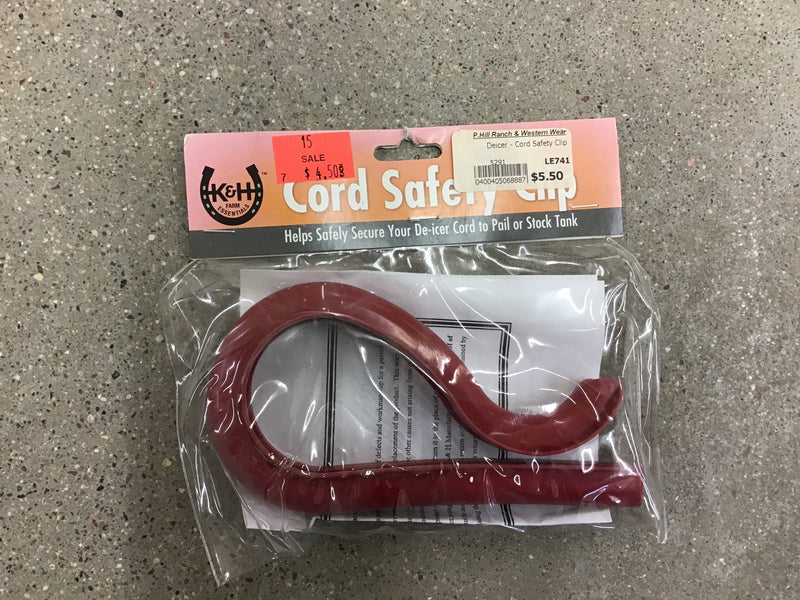 LE741 Deicer - Cord Safety Clip