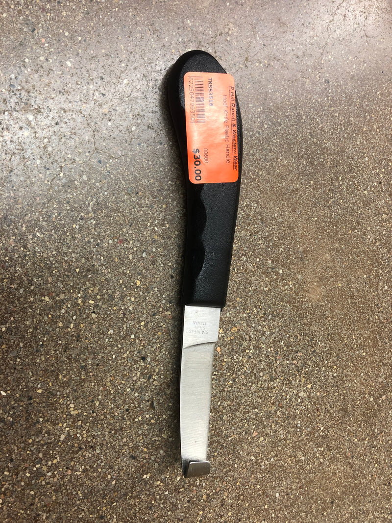 TKSS3516RIGHT  Hoof Knife Plastic Handle
