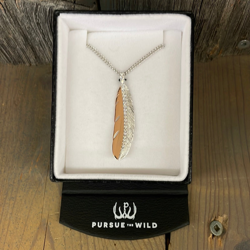 BGKTNC4413 Necklace - Kristy Titus Gilded Feather