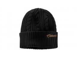 CL104397--Black Toque-Carhartt Rib Knit Fisherman Beanie