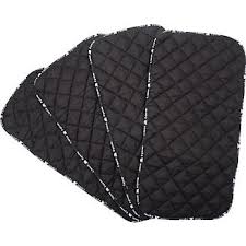TKCEQSW Quilted Standing Wraps Classice Equine Black