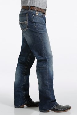 CLMB53637001 Cinch Mens Jeans Grant Dark Stonewash
