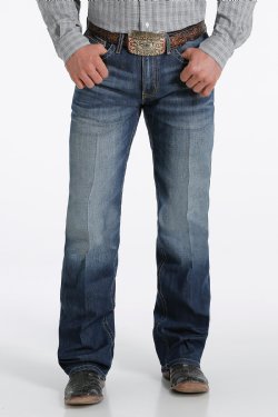 CLMB53637001 Cinch Mens Jeans Grant Dark Stonewash