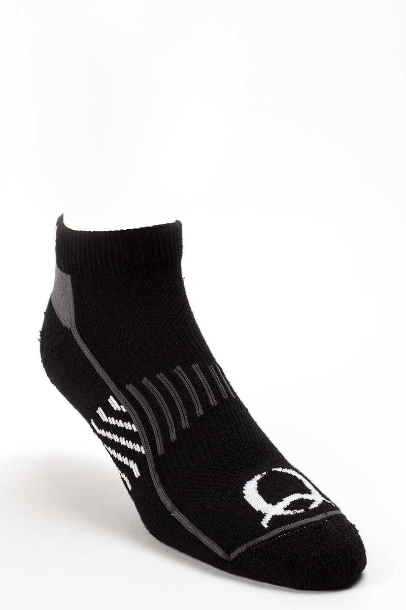 CLMXY6005002-L-Black Cinch Socks Athletic 2 pair