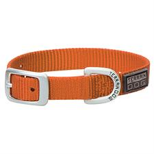 PS07-0941-3/4"x15"-Orange Dog Collar Terrain 2 Ply Nylon