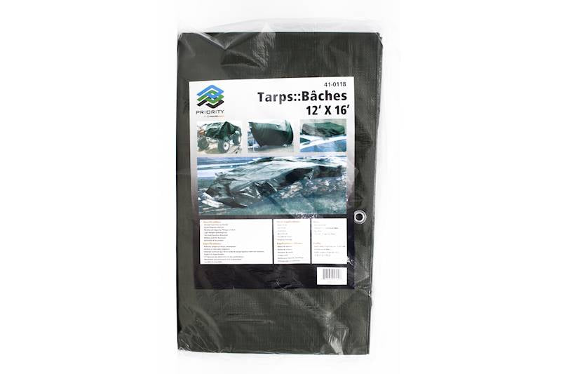 HG41-0118 Tarp 12'x16' Green Heavy Duty