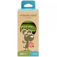 PSD948-01890 Poop Bags 72-4 Rolls Earth Friendly Unscented
