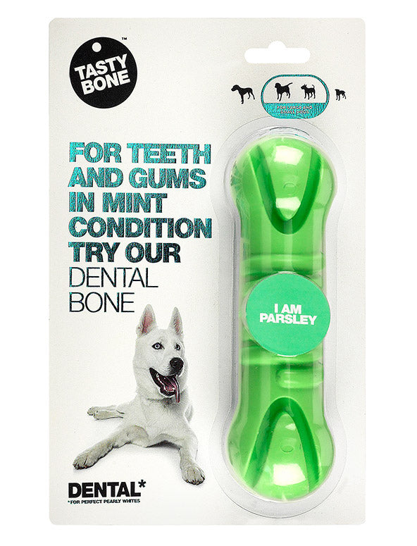 PSD868-74619 Dog Toy Dental Tasty Bone Parsley