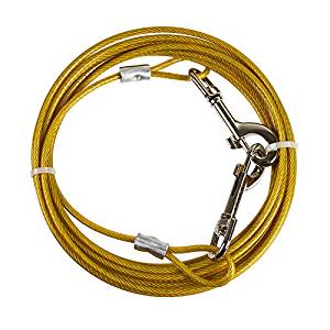 PSD962-43103 Dog Tie Out Cable Small Dog 25'