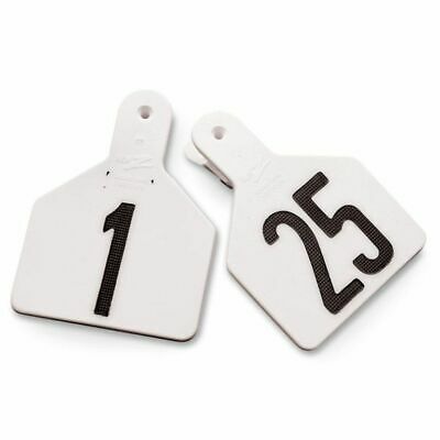 ACNZCALF-1-25-White New Z Tags Calf Stamped