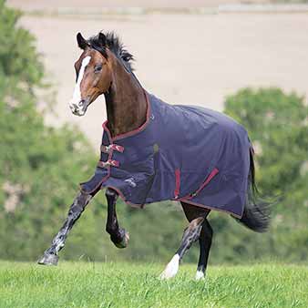 TKBLA844-78"-Navy Blanket Winter Turnout Highlander Plus Combo 300g