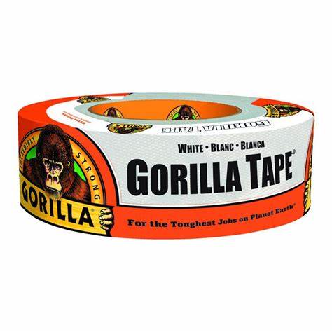 HG4637179 Tape 2" x 30' Gorilla Tape White