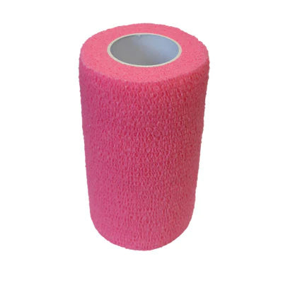 ACV540161--Pink Bandage Silverline Cohesive 4"