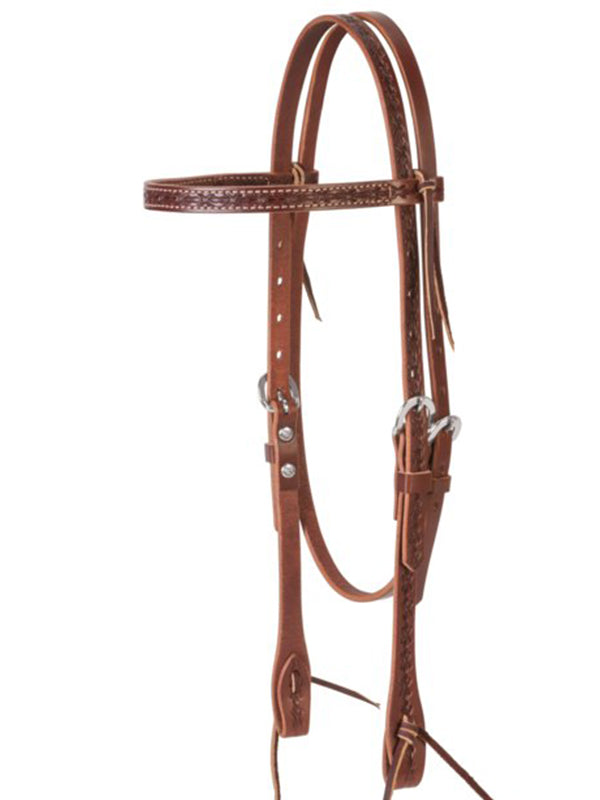 TK10-0367 Headstall 5/8" Barbed Wire Collection